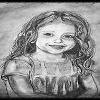 School Time in charcoal 16 x 20